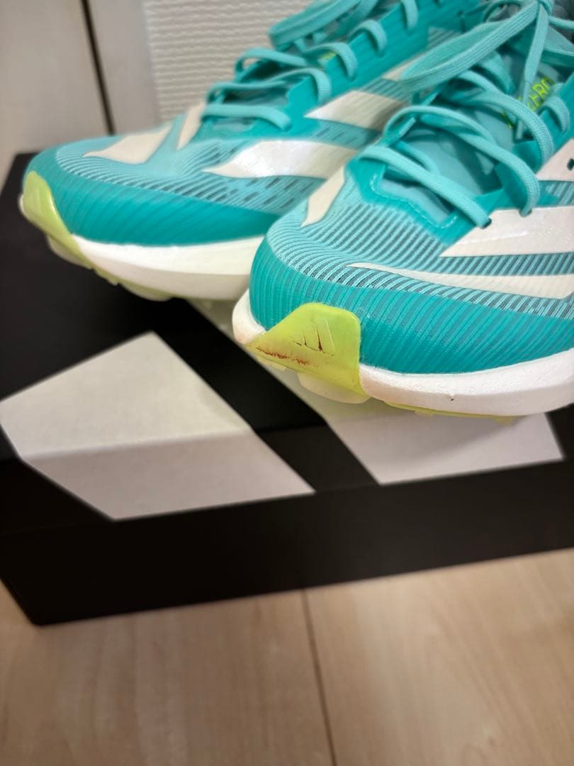 走行距離500m未満　adizero アンビジョン　26.5cm　スパイク袋