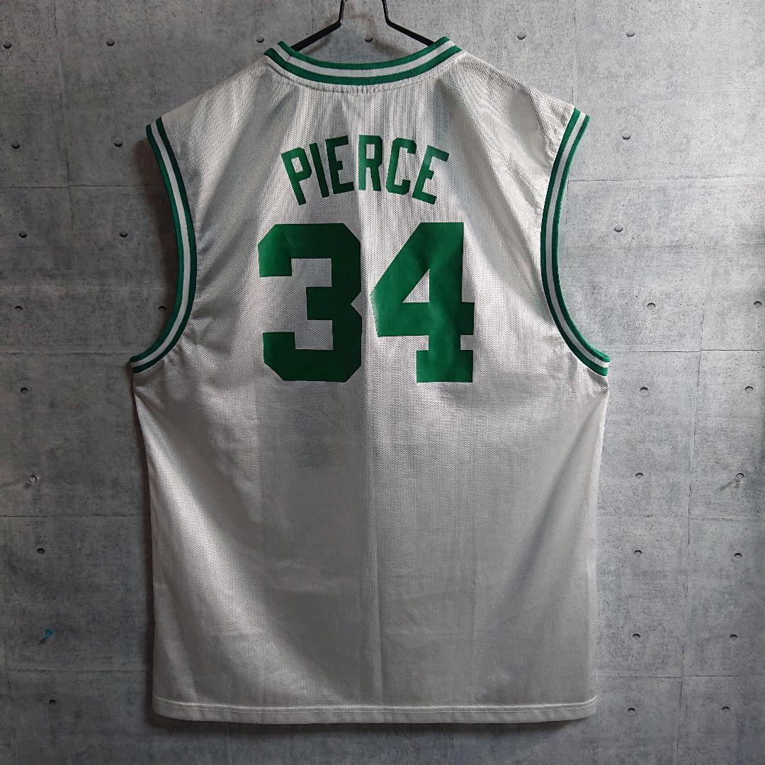 リーボック★NBA セルティックス ピアース ユニホーム バスケシャツ 白 XL