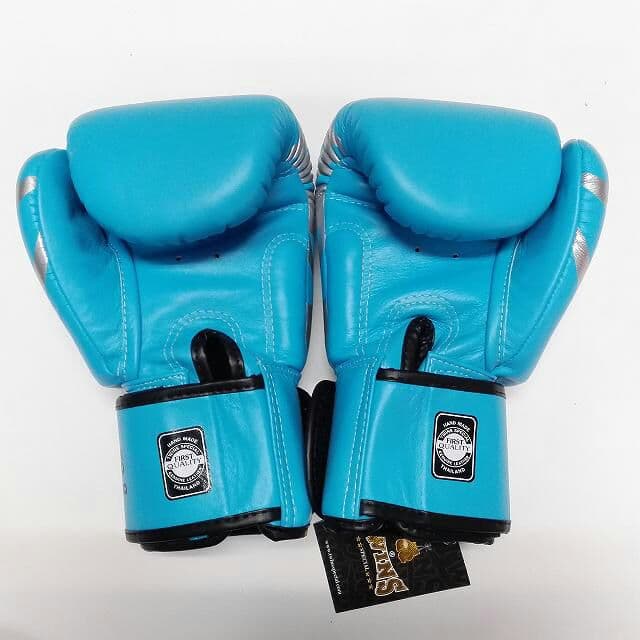 新品 正規 TWINS 本格ボクシンググローブ 本革製 サイズ選択 T水色銀