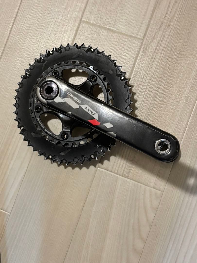 sram red カーボンクランク　170mm GXPシャフト