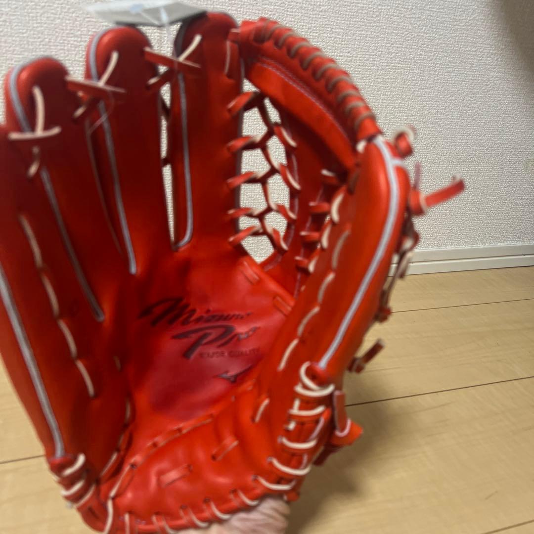 新品未使用　ミズノプロ　硬式　ダイバーシティブルー　外野手　　　左投げ