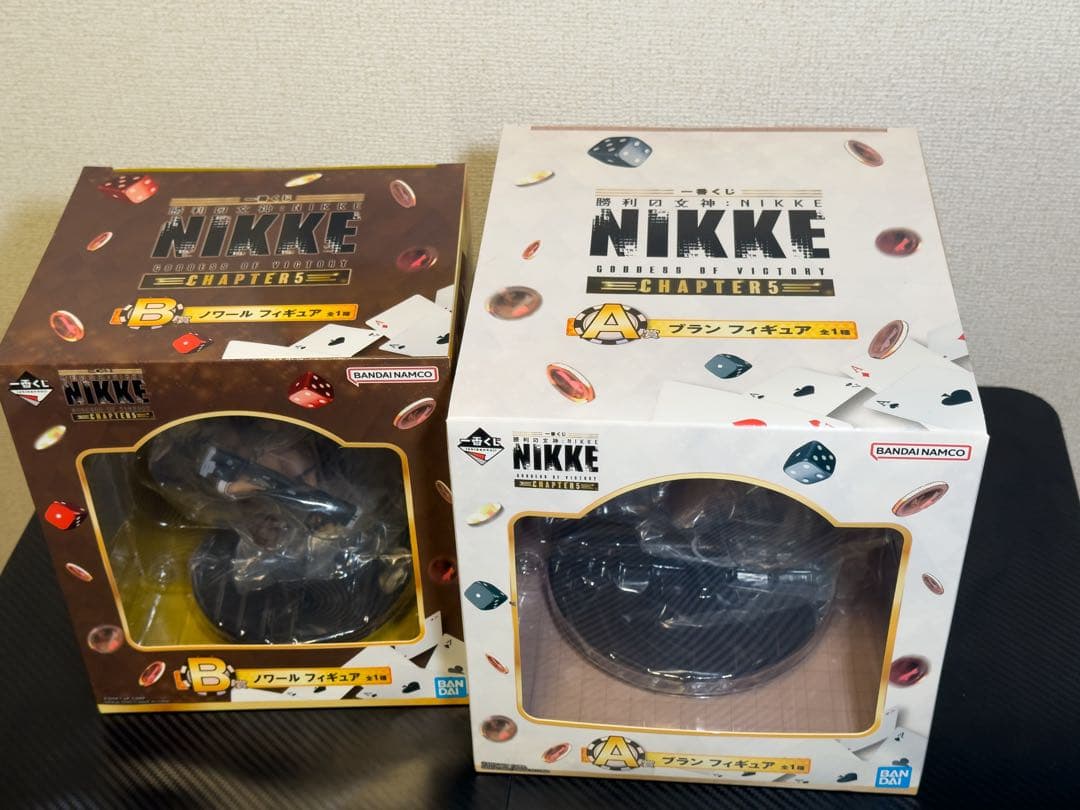 【未開封】勝利の女神NIKKE 一番くじ ブラン ノワール セット アクスタ付き