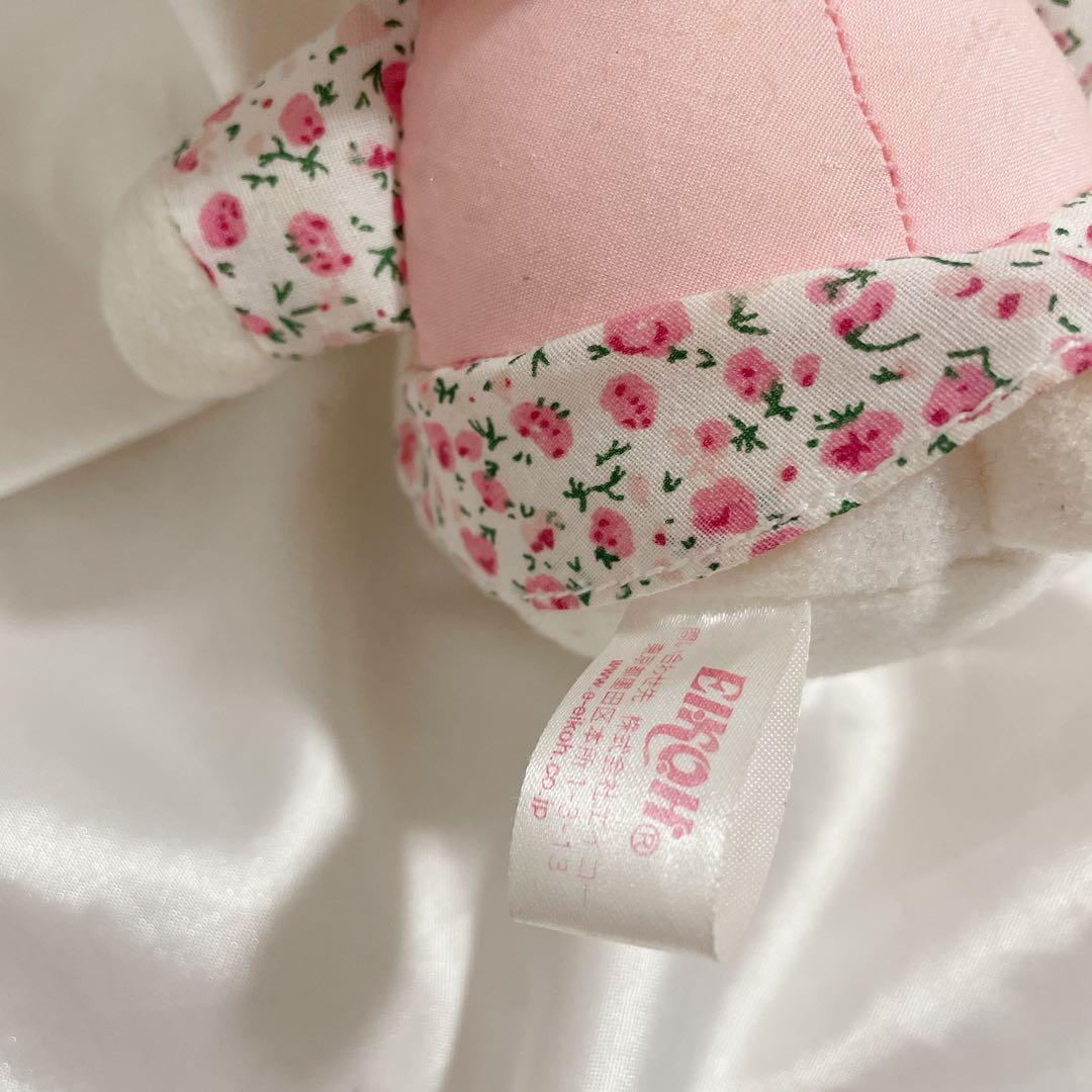 ハローキティ ぬいぐるみ 花柄 ドレス 当時物 サンリオ