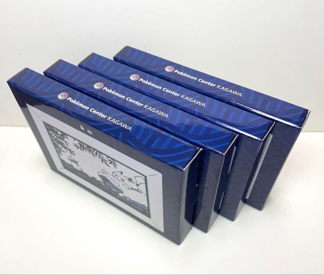 新品　ポケモンセンターカガワ　香川　角皿　4点セット＋おまけ付き