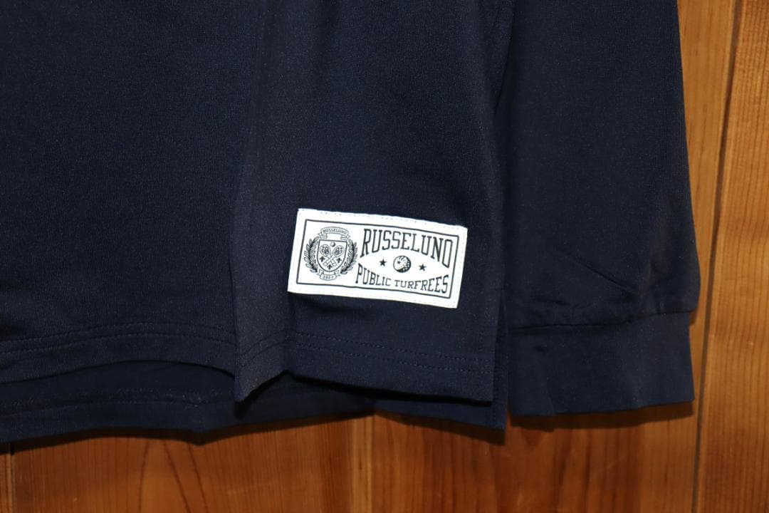 新品 ラッセルノ リブカラー モックネック 長袖シャツ (5/L)　Ⓗ