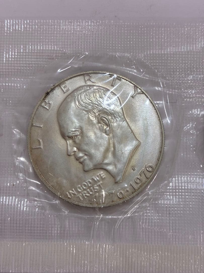 アメリカ建国200周年記念　銀貨3枚セット1776年ー1976年