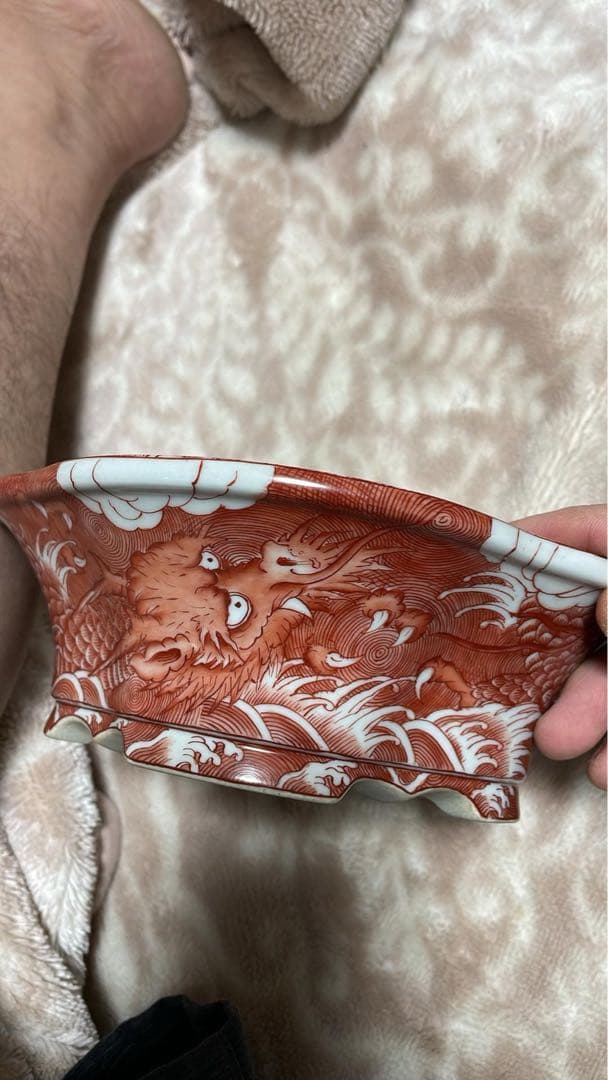 盆栽鉢　谷樂方山　盆栽