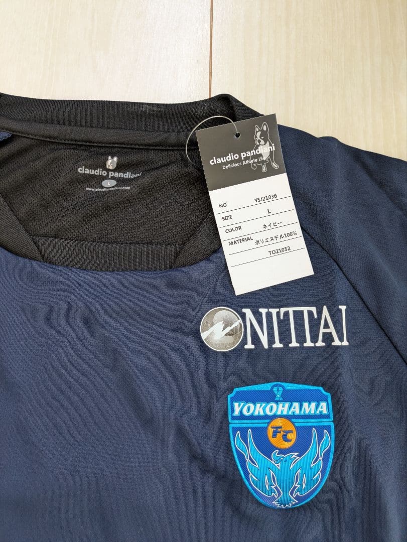 【新品、未使用、タグ付】2021 横浜FCトレーニングウェア　サッカージャンキー