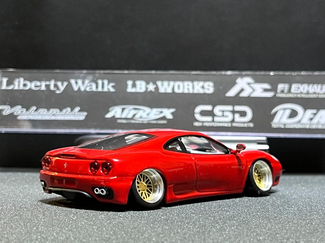 【1/43 カスタム】フェラーリ360モデナ BBS LM風