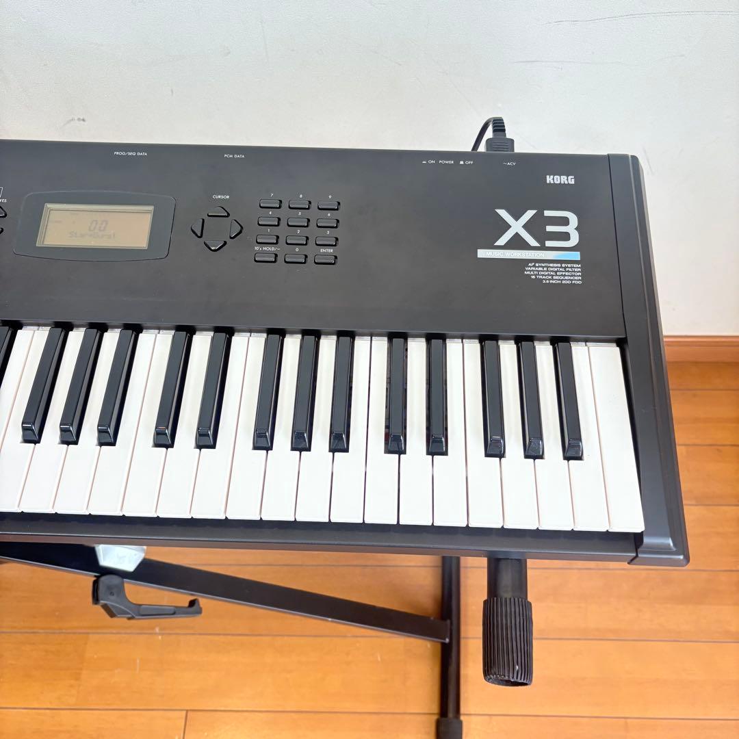 【美品•音出し確認済み】KORGコルグ シンセサイザー ワークステーション X3