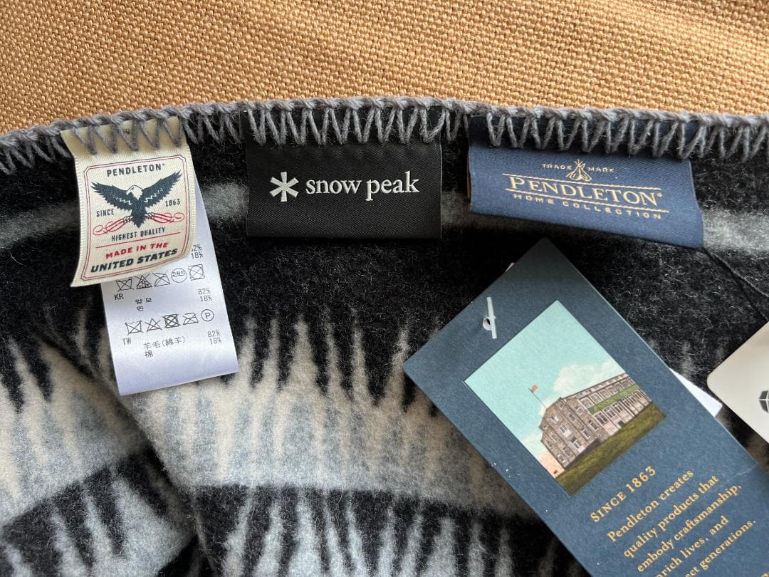 スノピーク×PENDLETON　長く使える Muchacho Blanket