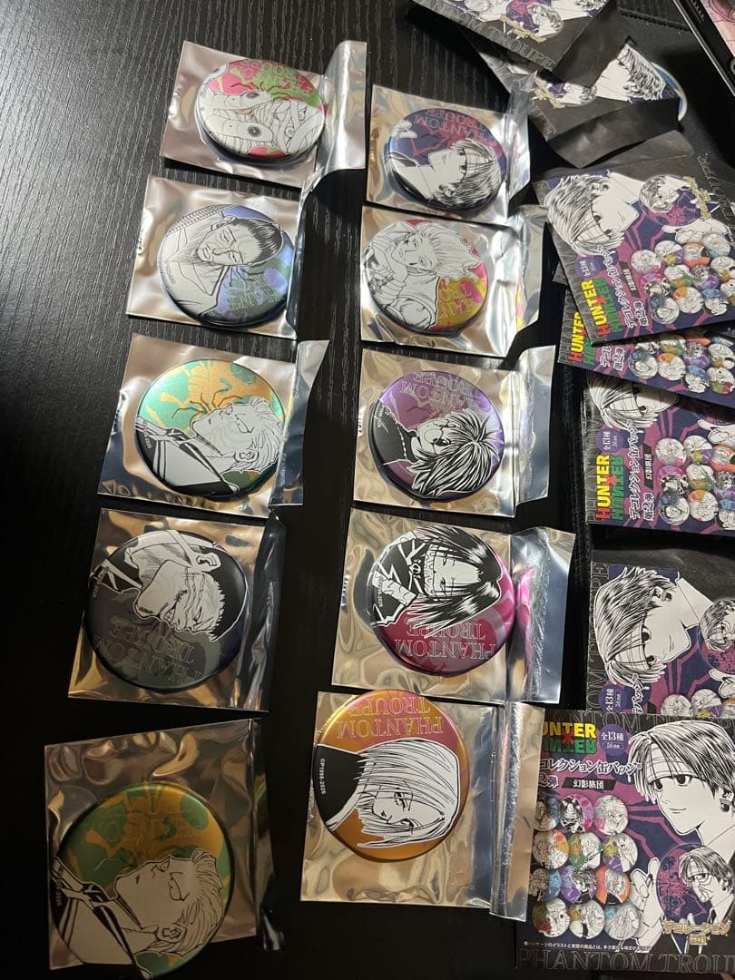 HUNTER×HUNTER デコレクション缶バッジ 幻影旅団 10点