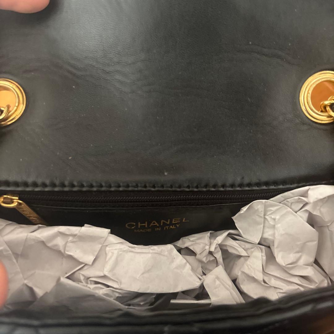 【新品】CHANEL キルティング ショルダーバッグ ハートチェーンノベルティ