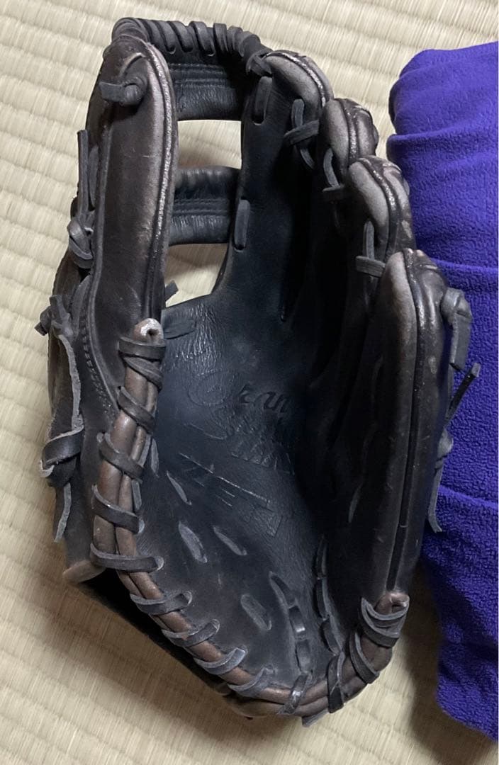 1990年代後半発売、ZETT 硬式野球用グローブ（遊撃手用）