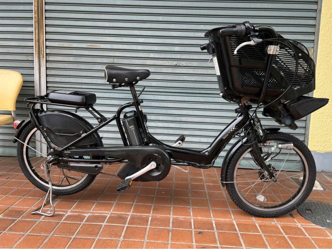 関西限定 子供乗せ電動アシスト自転車ブリヂストン 前のチャイルドシート付き