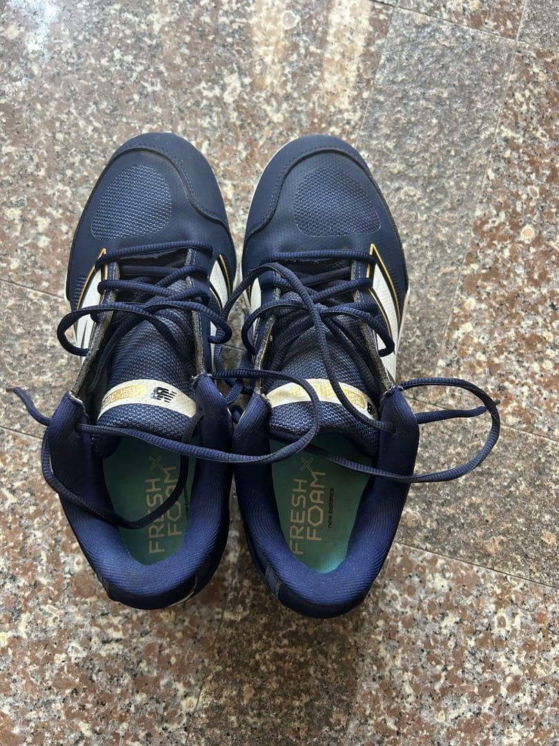 New Balance Fresh Foam スパイクシューズ ネイビー