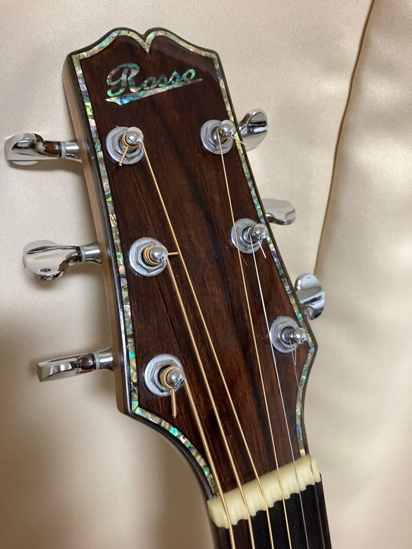 【稀少】ROSSO D-825 FISHMAN エレアコ トップ単板　良鳴り