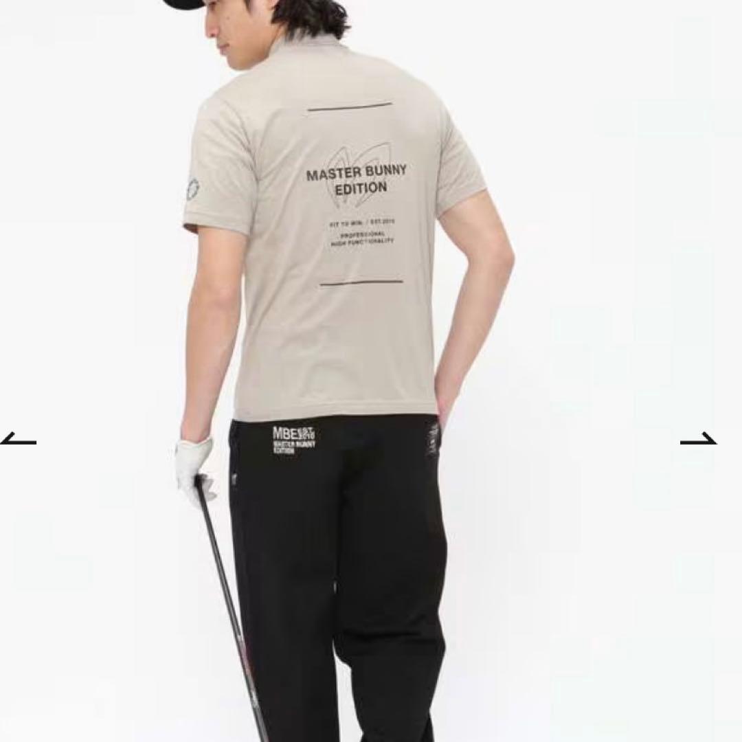 パーリーゲイツ☆新品 ベア天シルケットグレース加工 半袖ハイネックカットソー