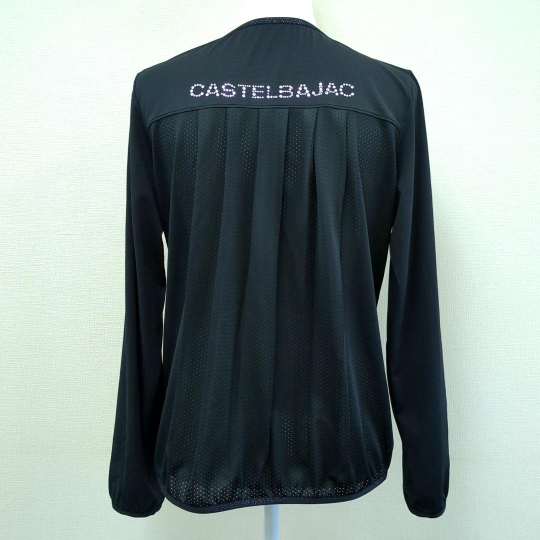 カステルバジャック 長袖ブルゾン ダブルジップ メッシュ素材 ゴルフウェア 美品