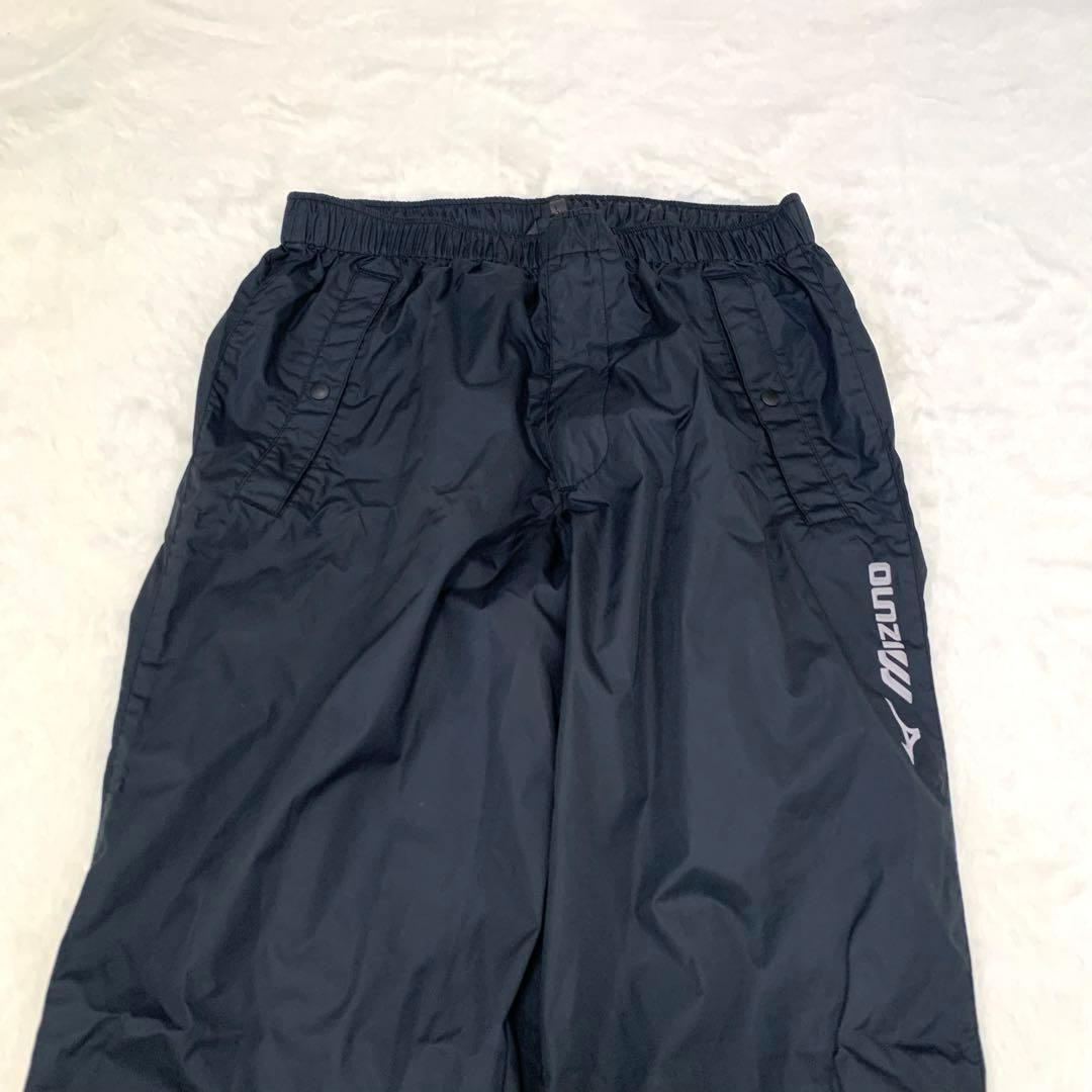 【長袖・半袖2Way仕様】MIZUNO ミズノ レインジャージ 黒 M