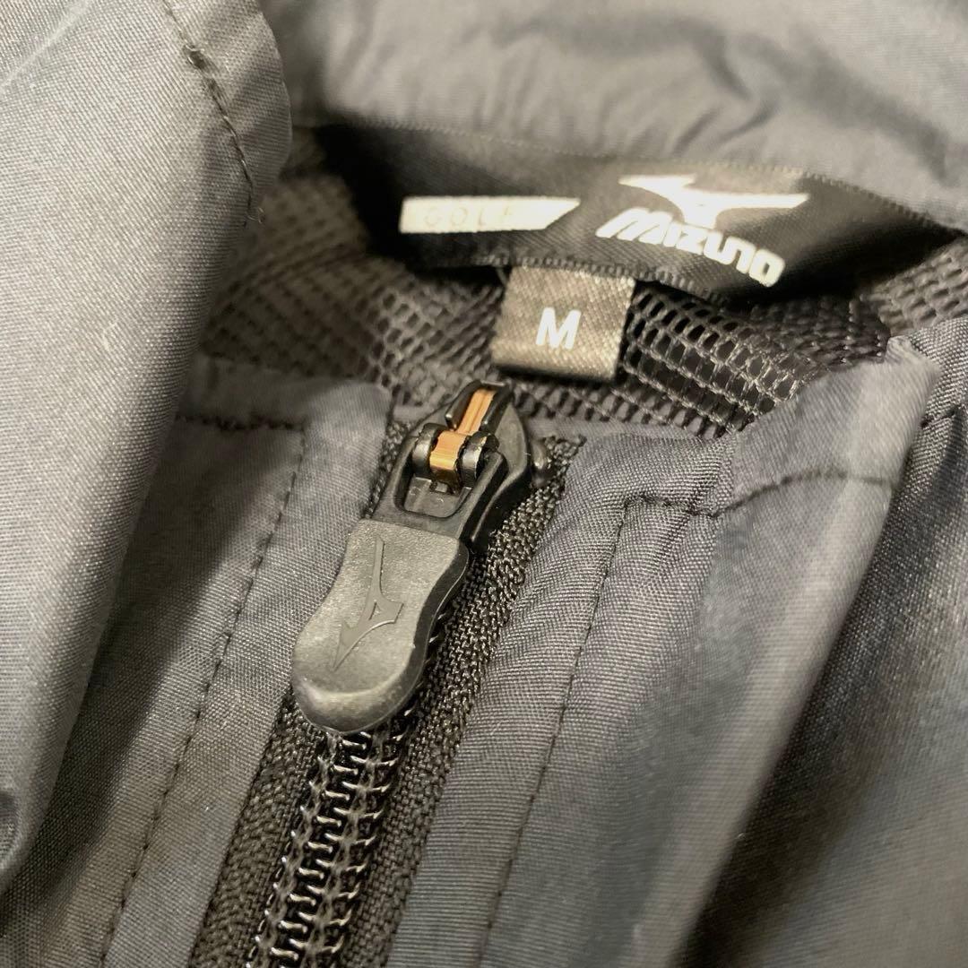 【長袖・半袖2Way仕様】MIZUNO ミズノ レインジャージ 黒 M