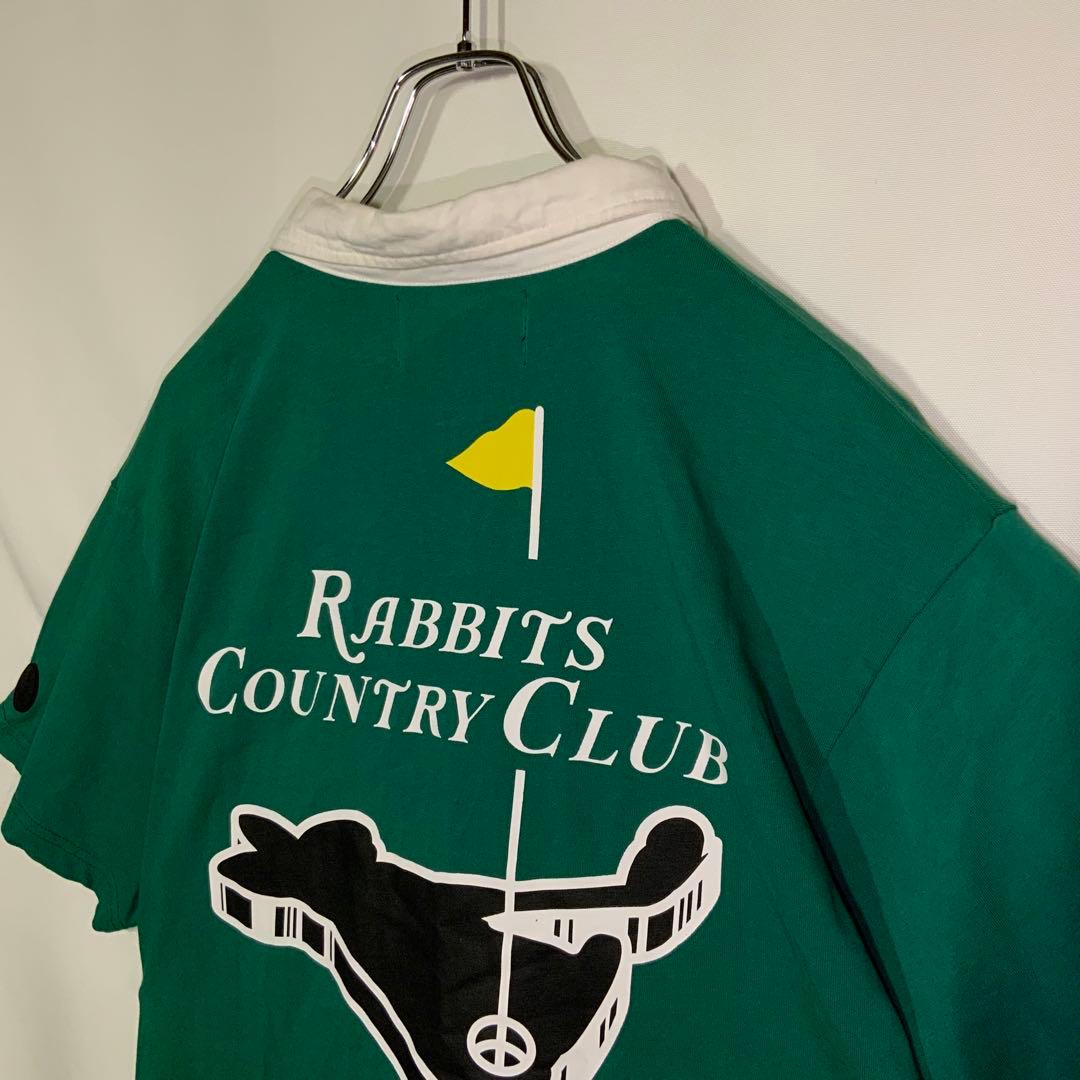 【希少】 FR2 golf ポロシャツ　グリーン×ホワイトカラー