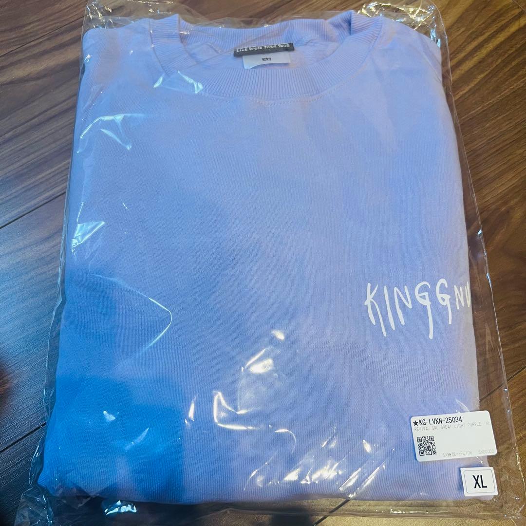 King Gnu REVIVAL GNU SWEAT / パープルXL