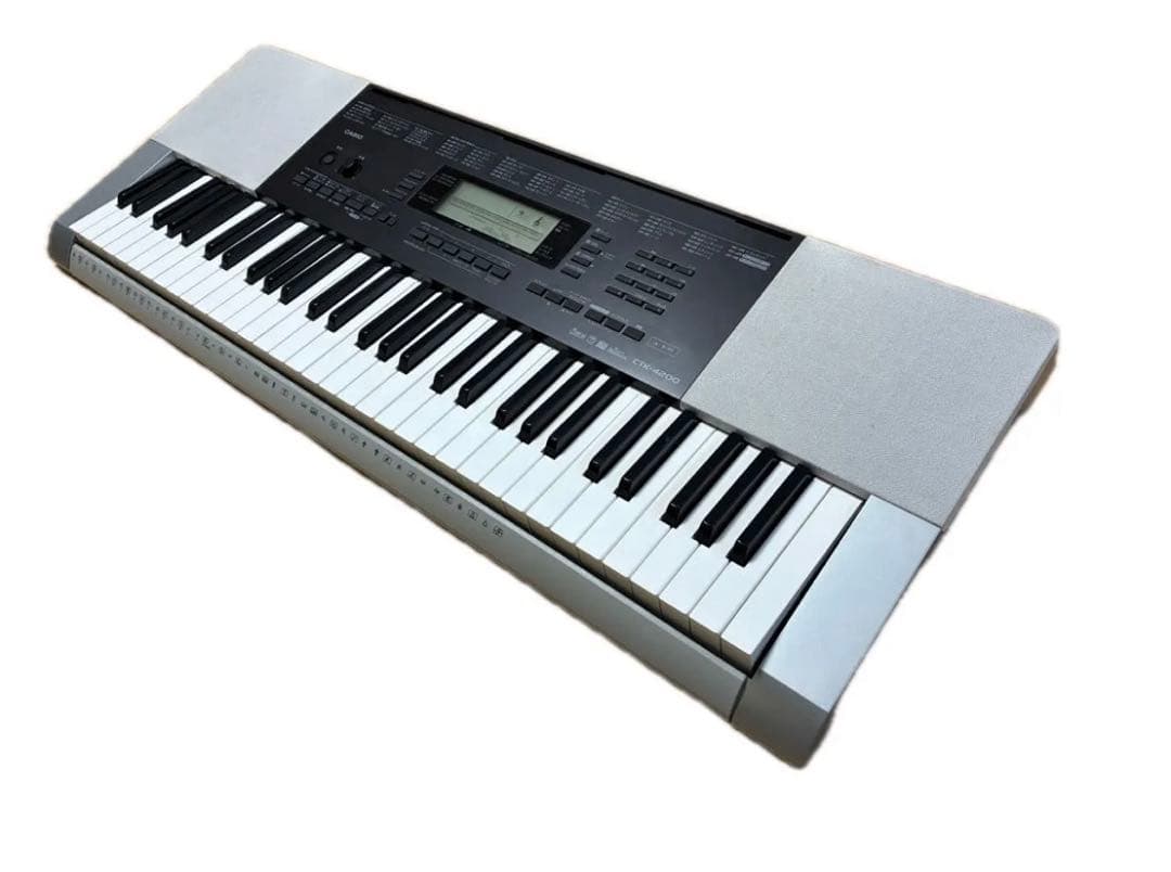 CASIO CTK-4200 61鍵盤電子キーボード 譜面台 ACアダプター