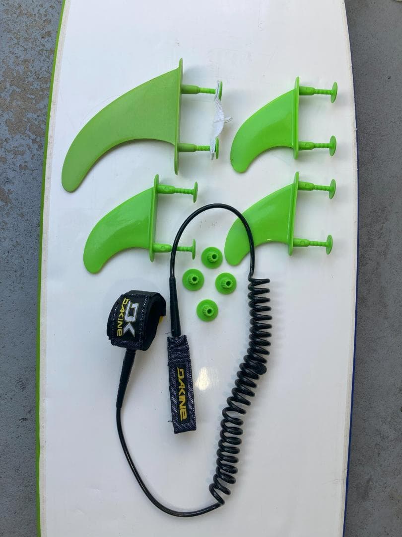 コストコ　サーフボード8ft　WaveStorm ロングボード 青・緑