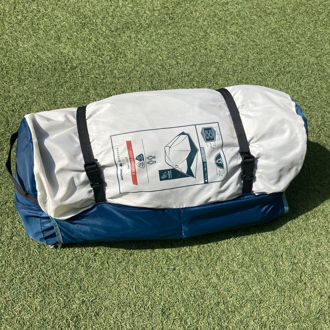 QUECHUA 2 SECONDS EASY FRESH&BLACK テント
