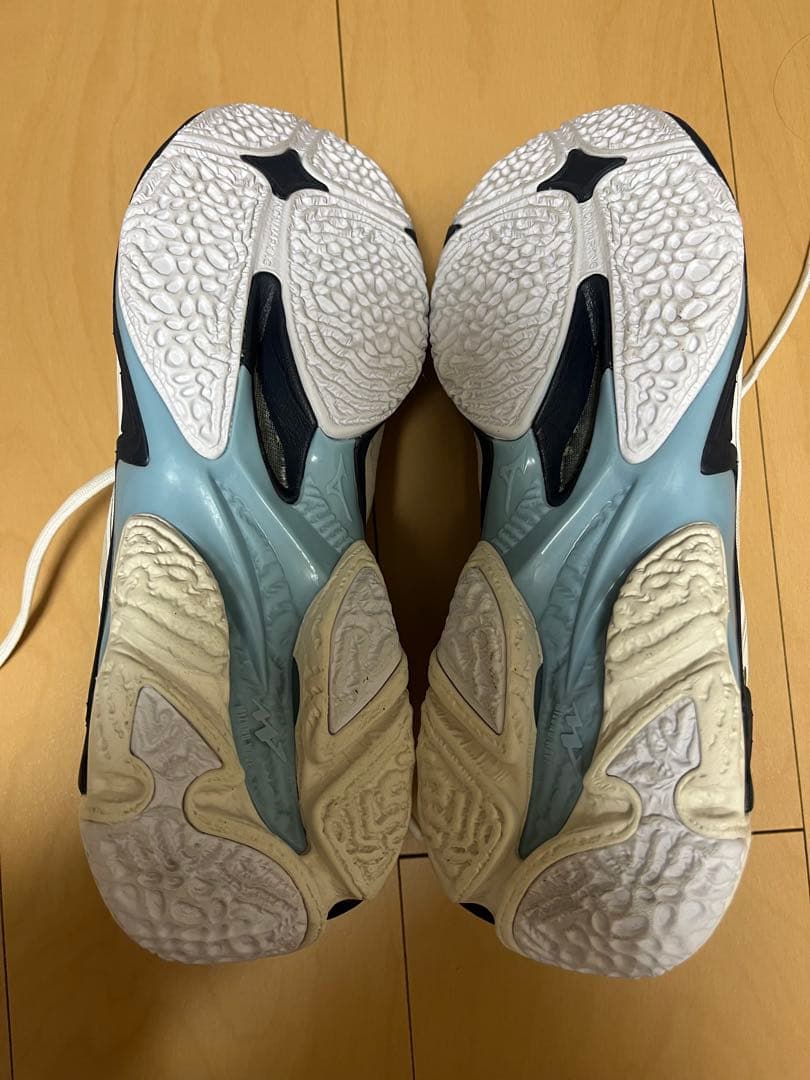 Mizuno バレーボールシューズ ホワイト/ネイビー