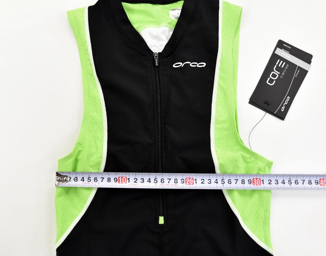 ORCA★オルカ Core トライタンク size:S ブラック/ライムグリーン