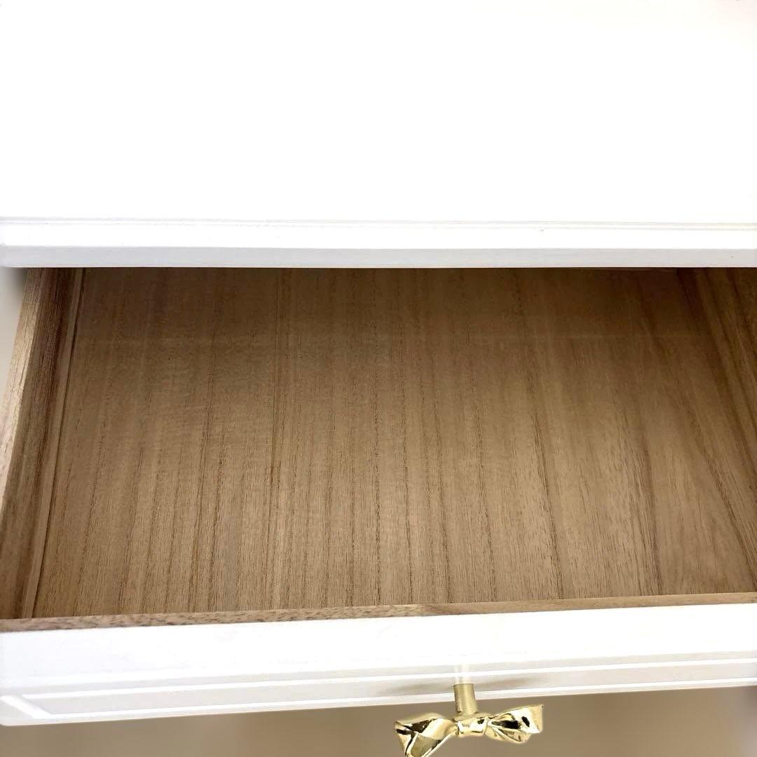姫家具 ロマプリ 猫脚ドレッサー 白