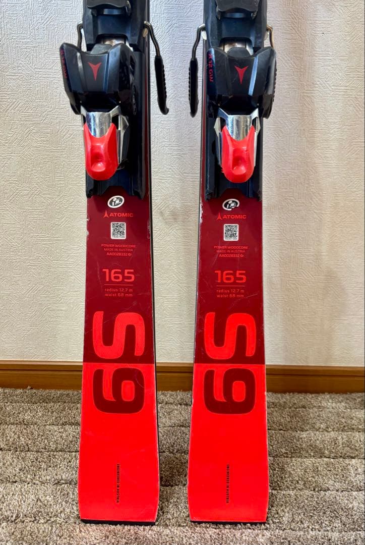 2021 ATOMIC REDSTAR S9 165cm ビンディングX12GW