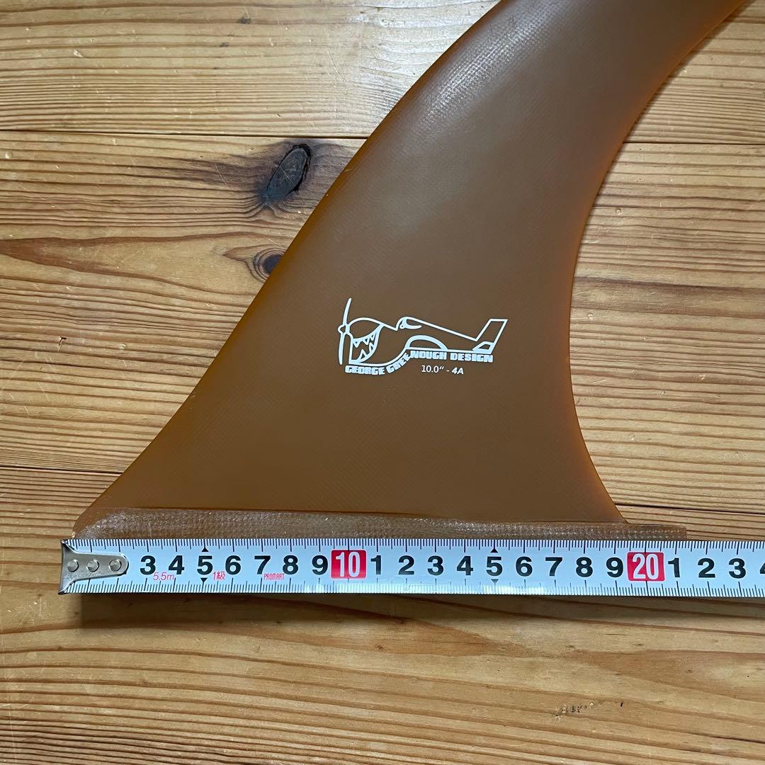 美品 ジョージグリノー グリノーフィン 4A シングルフィン ロングボード 10