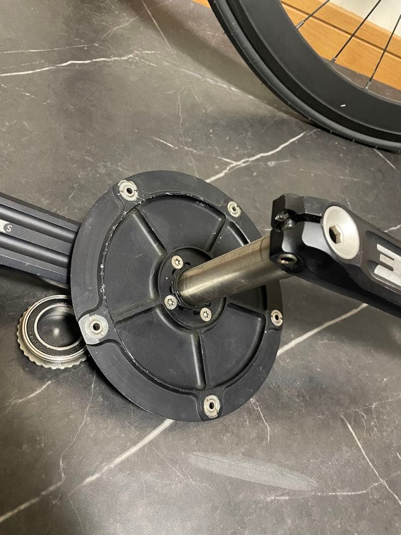 ROTOR 3Dトラッククランクセット ベアリング付き