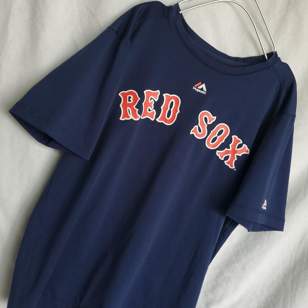 Majestic MLB レッドソックス ベッツ 半袖 Tシャツ 野球