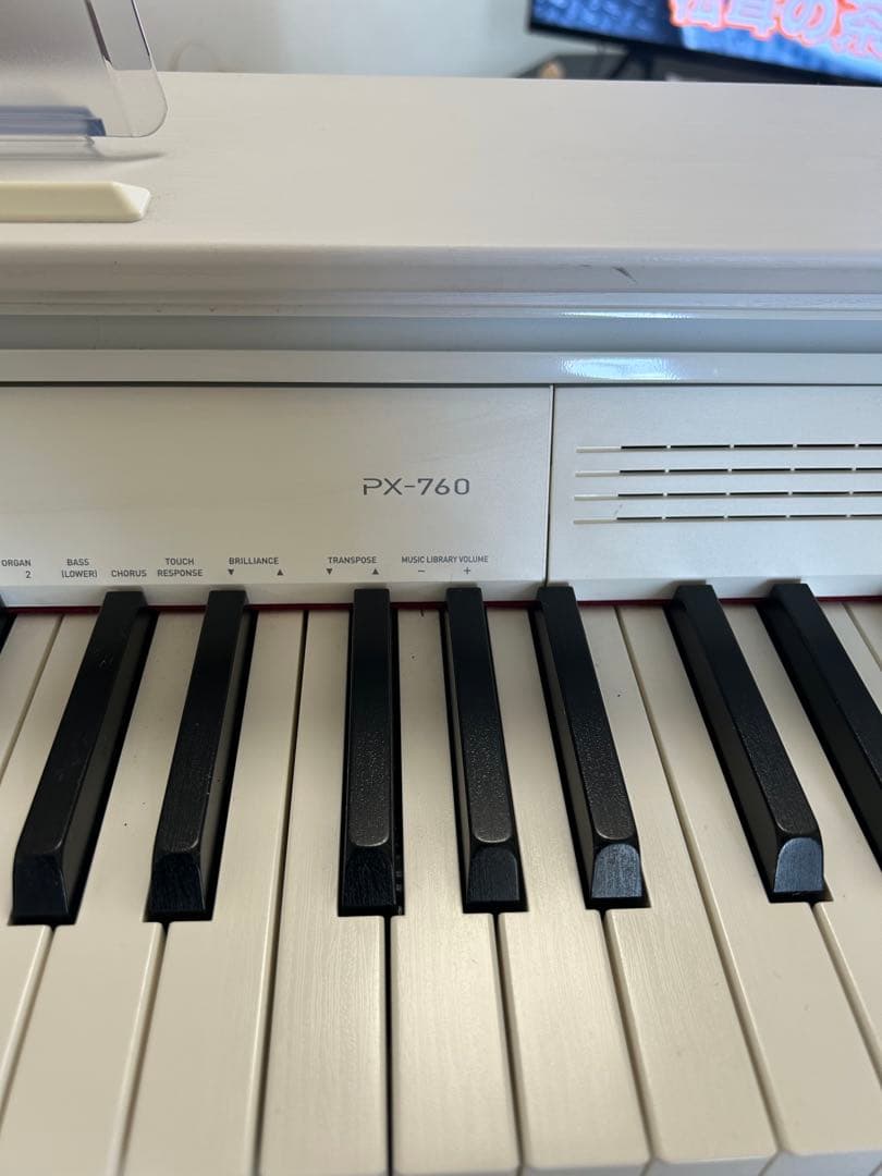CASIO Privia ホワイト電子ピアノ 椅子付き　PX-760