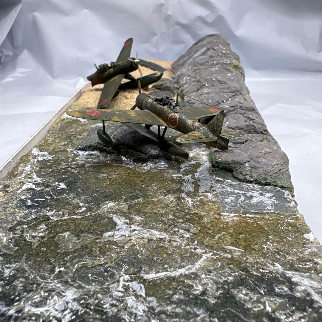 再出品　1/144 二式水戦　ジオラマ