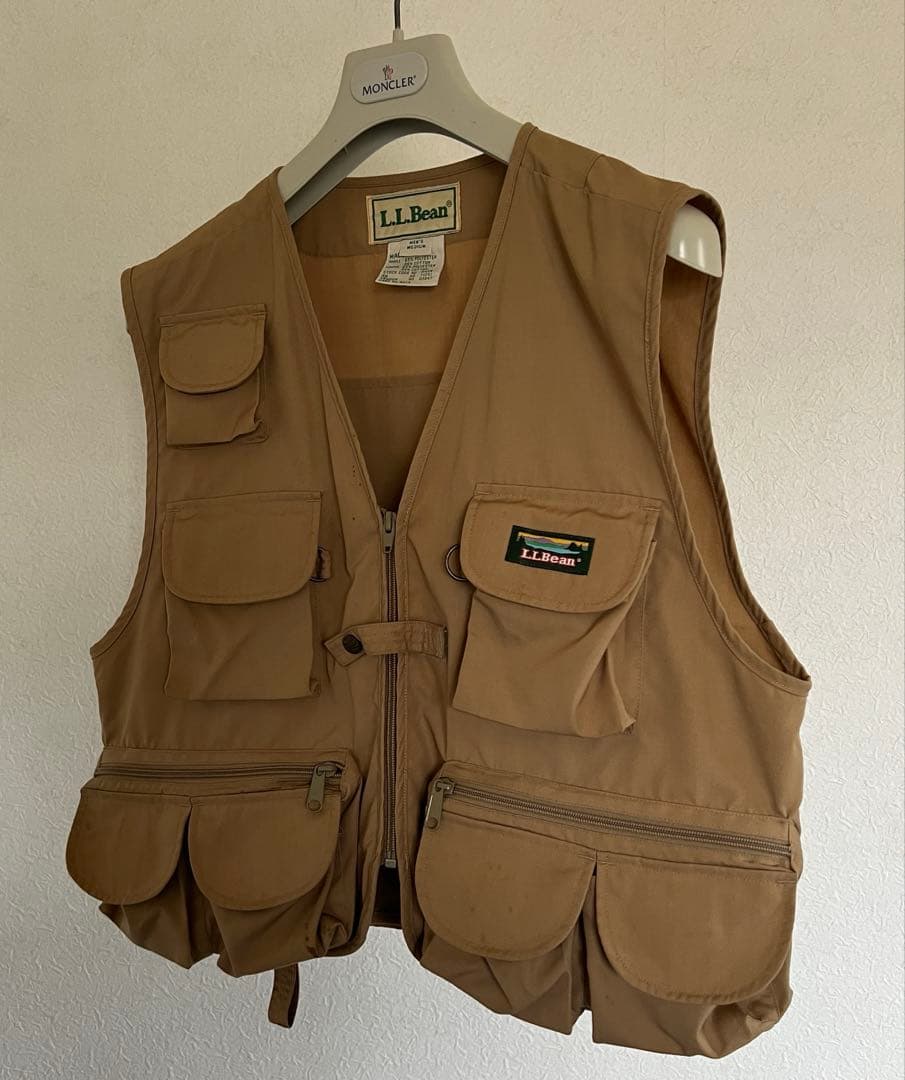 LL bean フィッシング ベスト 多機能 釣り 90s ビンテージ M