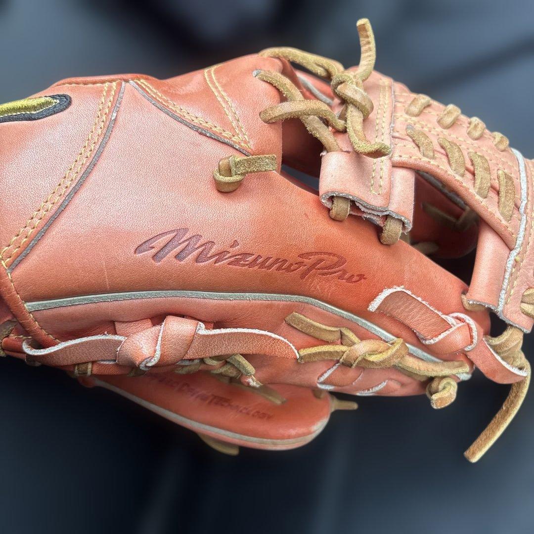 Mizuno Pro 硬式グローブ オレンジ　坂本勇人　内野用
