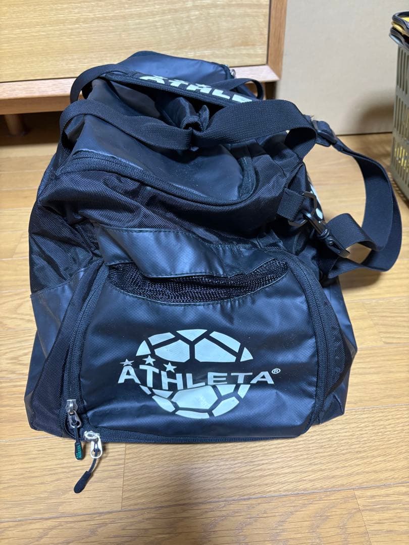 値下げ　合宿　大会　宿泊　ATHLETA ボストンバッグ ブラック 大容量