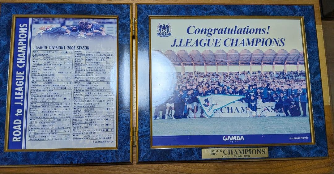 ガンバ大阪　2005年 J.LEAGUE CHAMPIONS 記念グッズ