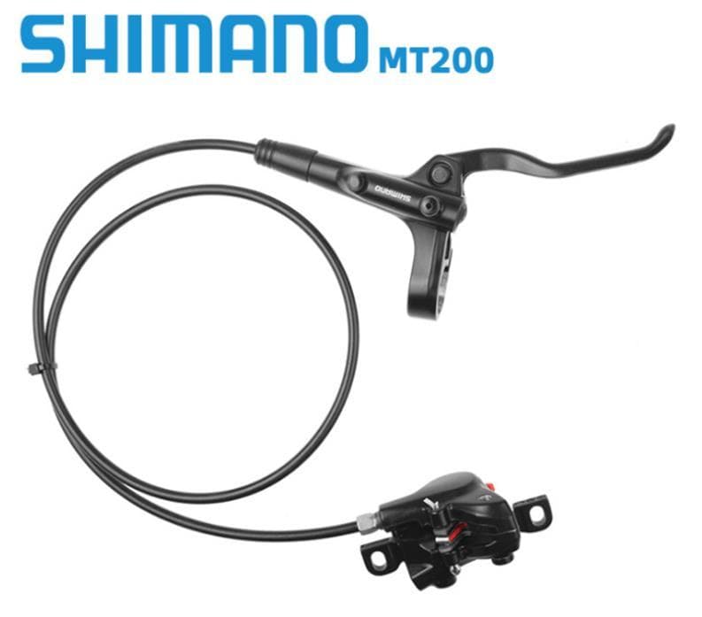 シマノMT200油圧ディスクブレーキ(インナケーブル)HS1ローター２枚付き