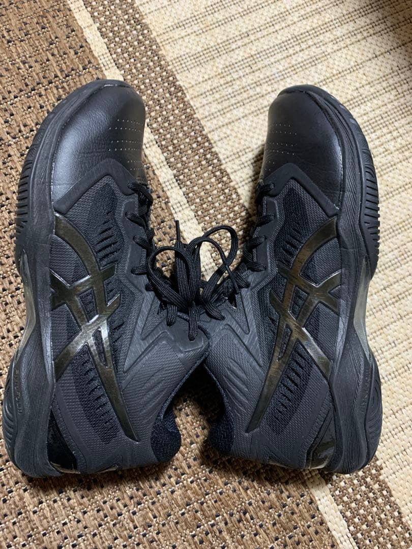ASICS バスケットボールシューズ ブラック　24.5㎝