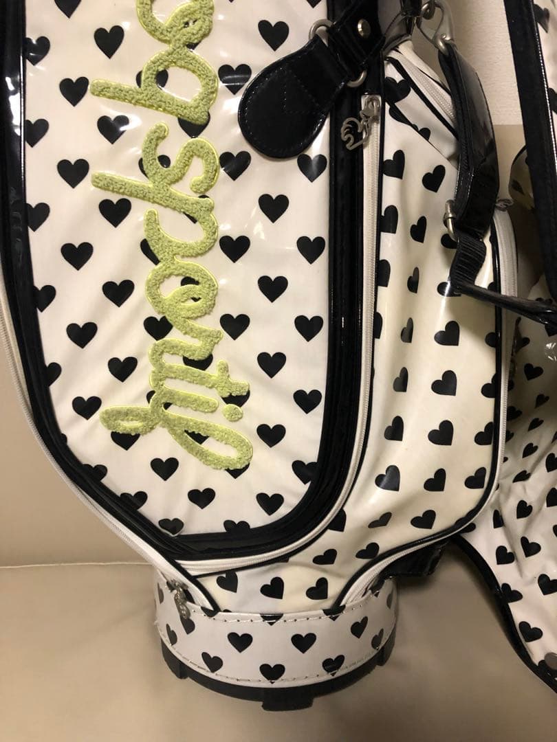 【送料込み】美品　le coq sportif ルコック キャディバッグ　ハート