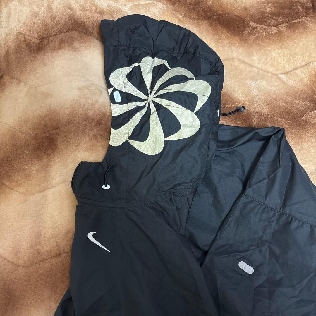 NIKE ナイロンジャケット 風車ロゴ リフレクター ウィンドブレーカー