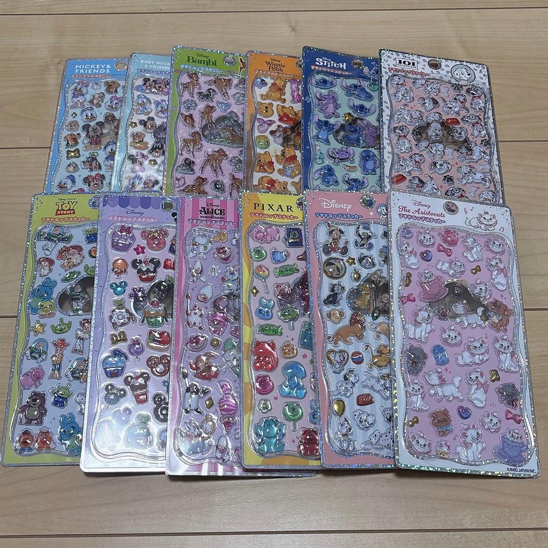 正規品 ディズニー プチドロップステッカー まとめ