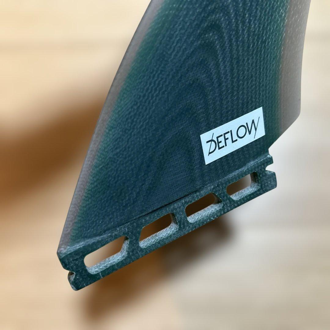 小さめツイン　美品　DEFLOW ツインフィン　キールフィン