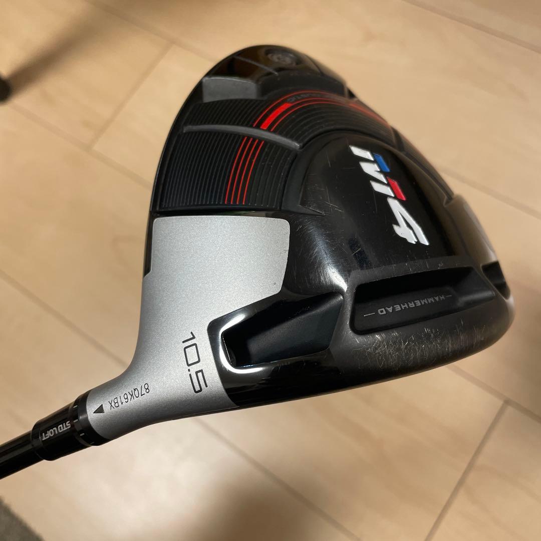 TaylorMade M4 ドライバー 10.5度 ヘッドカバー付き